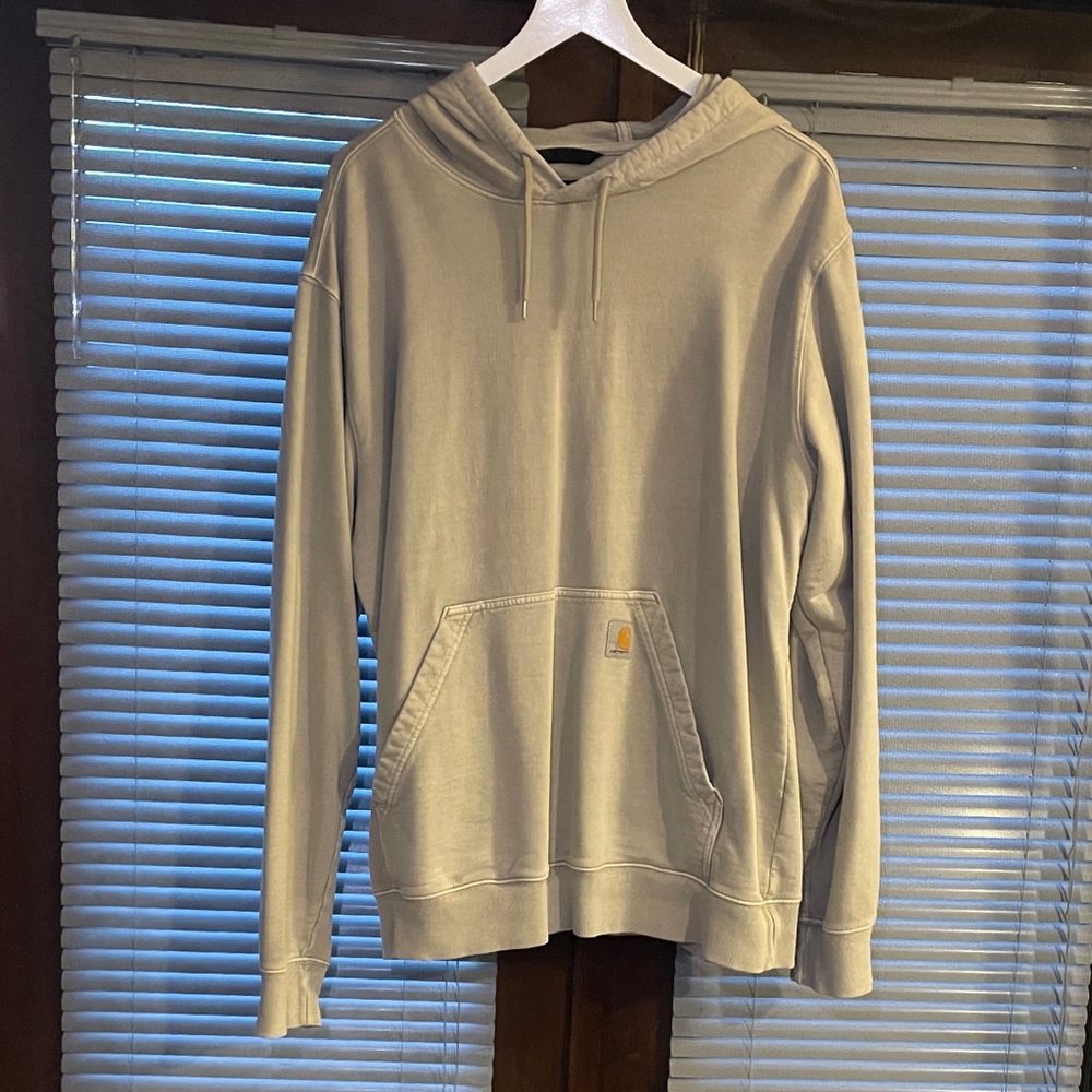 Carhartt Light Taupe Hooded Pullover Sweatshirt